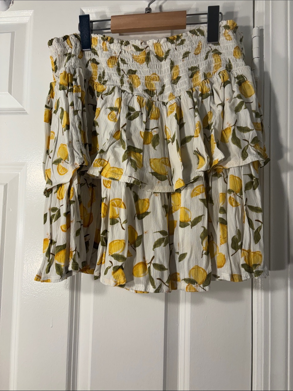 Arizona Jean Co. Lemon Print 2-Piece Top & Skirt Set XL/XXL - Picture 5 of 5